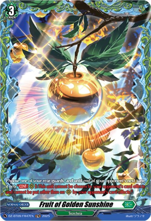 Image for Fruit of Golden Sunshine (FR) (DZ-BT09: Super Brave Detonation) (DZ-BT09/FR47EN) - Cardfight Vanguard