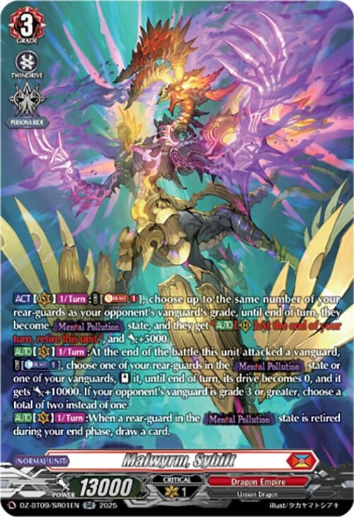 Image for Malwyrm, Sybilt (SR) (DZ-BT09: Super Brave Detonation) (DZ-BT09/SR01EN) - Cardfight Vanguard