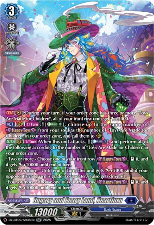 Image for Sugary and Scary Land, Heartluru (SR) (DZ-BT09: Super Brave Detonation) (DZ-BT09/SR08EN) - Cardfight Vanguard