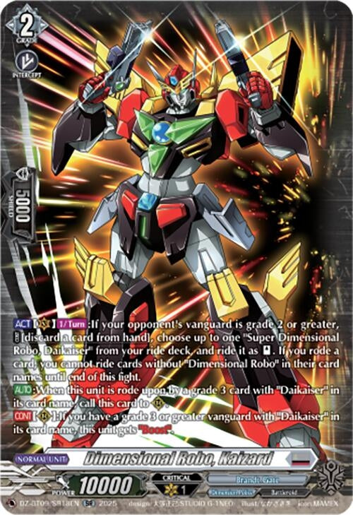 Image for Dimensional Robo, Kaizard (SR) (DZ-BT09: Super Brave Detonation) (DZ-BT09/SR18EN) - Cardfight Vanguard