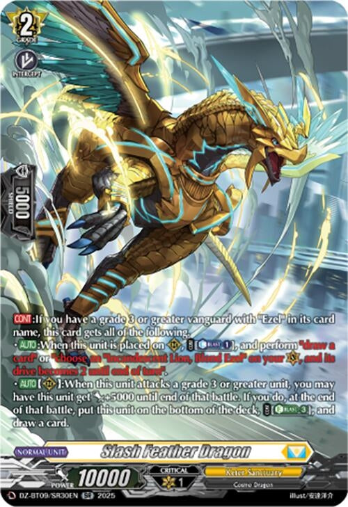 Image for Slash Feather Dragon (SR) (DZ-BT09: Super Brave Detonation) (DZ-BT09/SR30EN) - Cardfight Vanguard