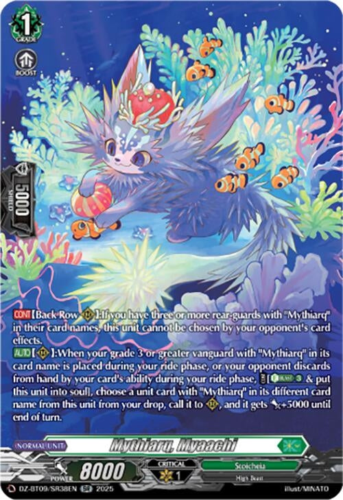 Image for Mythiarq, Myaachi (SR) (DZ-BT09: Super Brave Detonation) (DZ-BT09/SR38EN) - Cardfight Vanguard