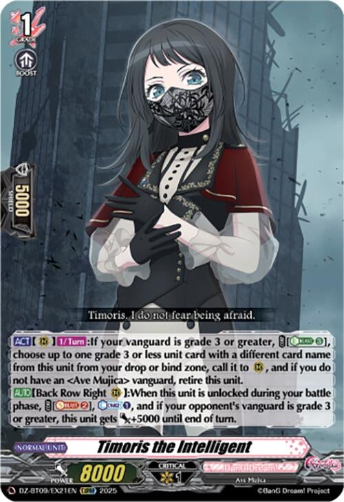 Image for Timoris the Intelligent (EXC) (DZ-BT09: Super Brave Detonation) (DZ-BT09/EX21EN) - Cardfight Vanguard