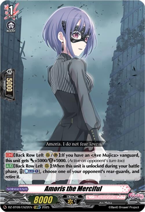 Image for Amoris the Merciful (EXC) (DZ-BT09: Super Brave Detonation) (DZ-BT09/EX22EN) - Cardfight Vanguard