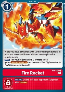 Fire Rocket (BT8-095) - New Awakening (Common) [BT-08-095]