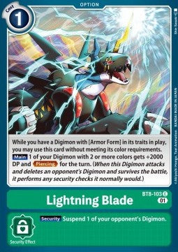 Lightning Blade (BT8-103) - New Awakening (Common) [BT-08-103]