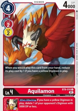 Aquilamon (BT8-010) - New Awakening (Common) [BT-08-010]