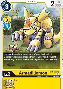 Armadillomon (BT8-033) (V.1) - New Awakening (Uncommon) [BT-08-033]
