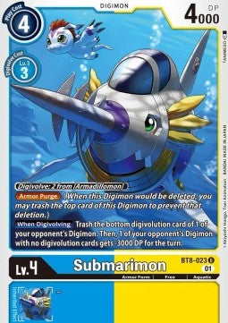 Submarimon (BT8-023) - New Awakening (Uncommon) [BT-08-023]