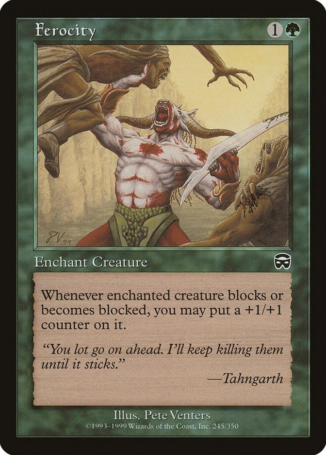 Image for Ferocity (Mercadian Masques) (245) - Magic: The Gathering