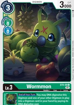 Wormmon (ST9-08) - Starter Deck: Ultimate Ancient Dragon (Common) [ST-9-08]
