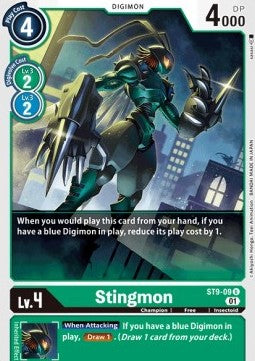 Stingmon (ST9-09) - Starter Deck: Ultimate Ancient Dragon (Uncommon) [ST-9-09]