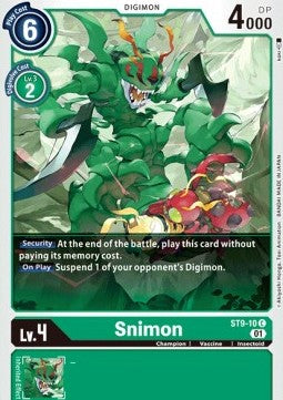Snimon (ST9-10) - Starter Deck: Ultimate Ancient Dragon (Common) [ST-9-10]