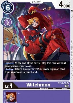 Witchmon (ST10-09) - Starter Deck: Parallel World Tactician (Uncommon) [ST-10-09]