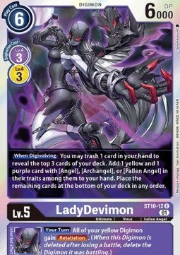 LadyDevimon (ST10-12) - Starter Deck: Parallel World Tactician (Rare) [ST-10-12]