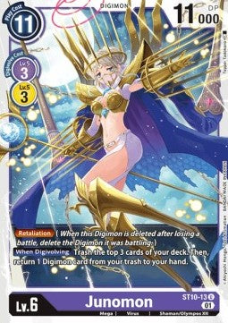 Junomon (ST10-13) - Starter Deck: Parallel World Tactician (Uncommon) [ST-10-13]
