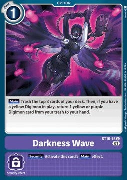 Darkness Wave (ST10-15) - Starter Deck: Parallel World Tactician (Uncommon) [ST-10-15]