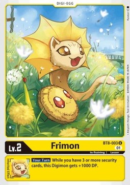 Frimon (BT8-003) - New Awakening (Uncommon) [BT-08-003]