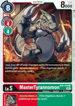 MasterTyrannomon (BT8-016) - New Awakening (Common) [BT-08-016]