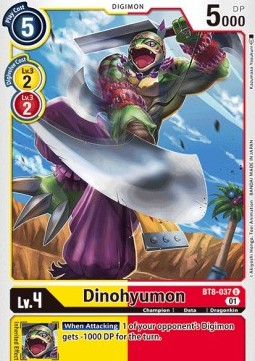 Dinohyumon (BT8-037) - New Awakening (Uncommon) [BT-08-037]
