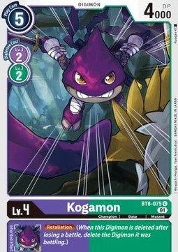 Kogamon (BT8-075) - New Awakening (Uncommon) [BT-08-075]