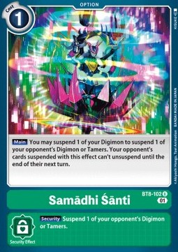 Samadhi Santi (BT8-102) - New Awakening (Uncommon) [BT-08-102]