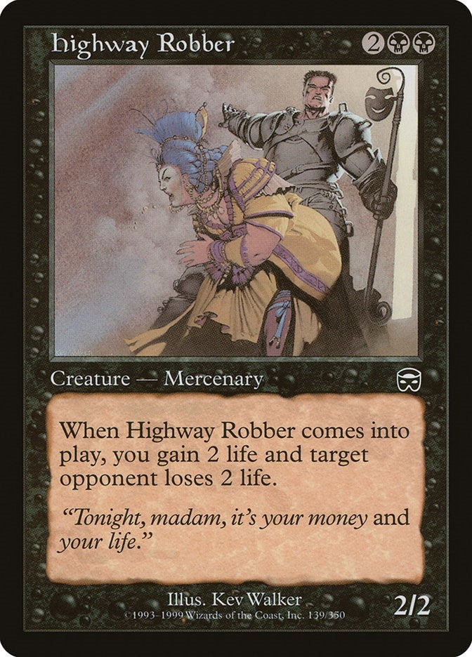 Image for Highway Robber (Mercadian Masques) (139) - Magic: The Gathering