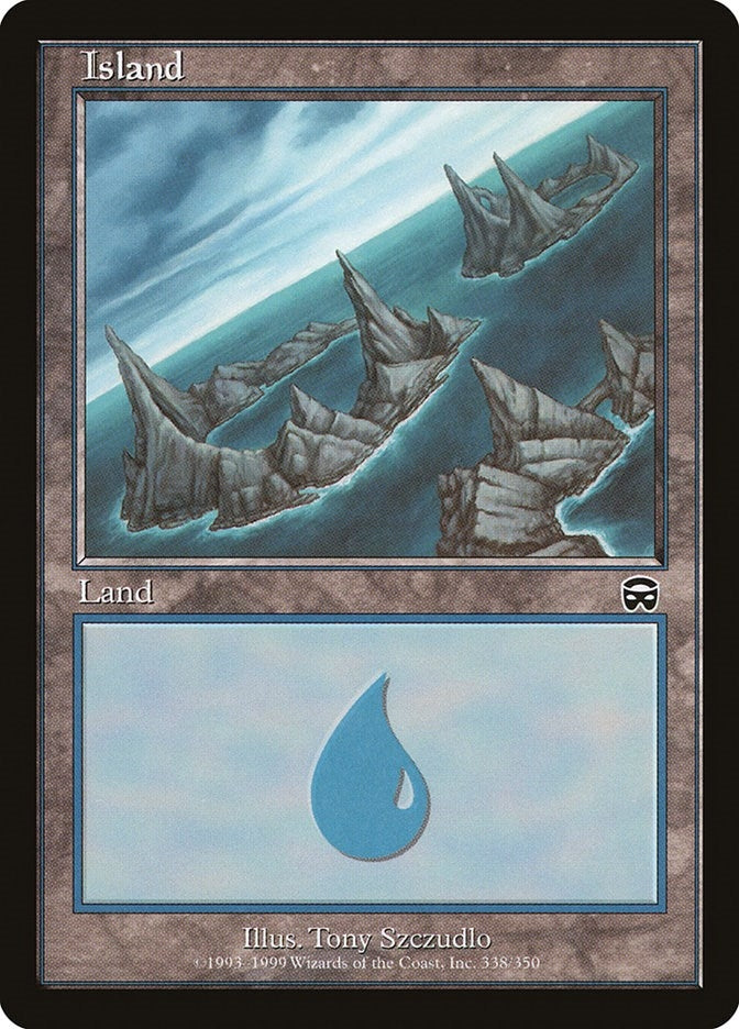 Image for Island (338) (Mercadian Masques) (338) - Magic: The Gathering