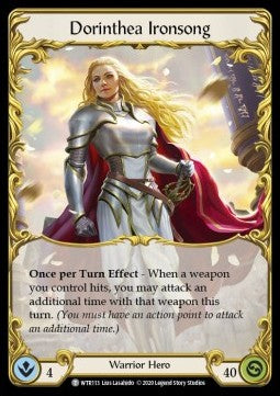 Dorinthea Ironsong // Dorinthea (Normal) - Welcome to Rathe - Unlimited (Token) [WTR-U-113/114]