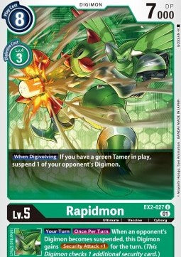 Rapidmon (EX2-027) - Digital Hazard (Uncommon) [EX-02-027]