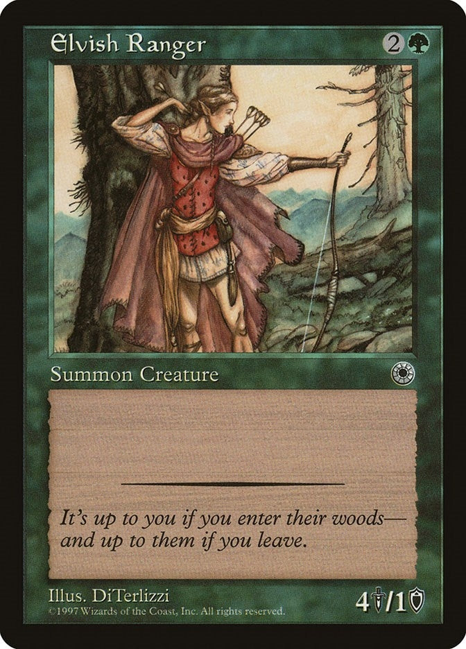 Image for Elvish Ranger (Portal) - Magic: The Gathering