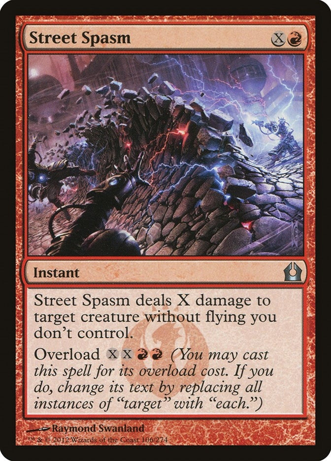 Image for Street Spasm (Return to Ravnica) (106) - Magic: The Gathering