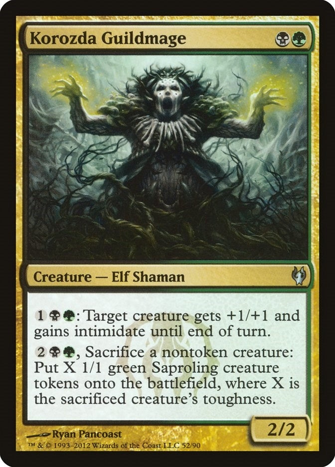 Image for Korozda Guildmage (Duel Decks: Izzet vs. Golgari) (52) - Magic: The Gathering