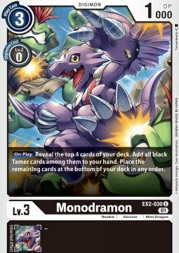 Monodramon (EX2-030) - Digital Hazard (Uncommon) [EX-02-030]
