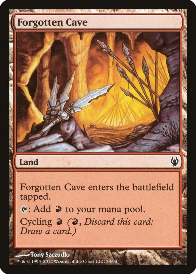 Image for Forgotten Cave (Duel Decks: Izzet vs. Golgari) (33) - Magic: The Gathering