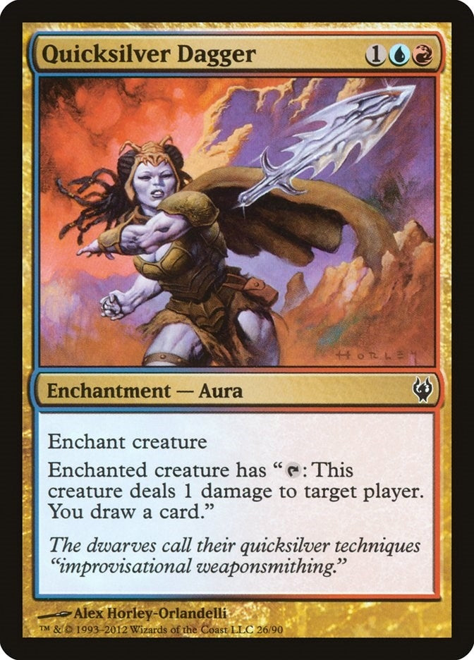Image for Quicksilver Dagger (Duel Decks: Izzet vs. Golgari) (26) - Magic: The Gathering