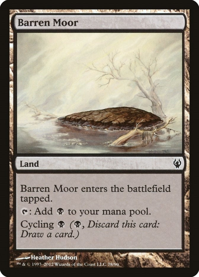 Image for Barren Moor (Duel Decks: Izzet vs. Golgari) (78) - Magic: The Gathering