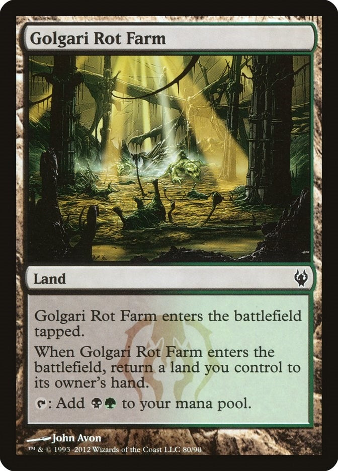Image for Golgari Rot Farm (Duel Decks: Izzet vs. Golgari) (80) - Magic: The Gathering
