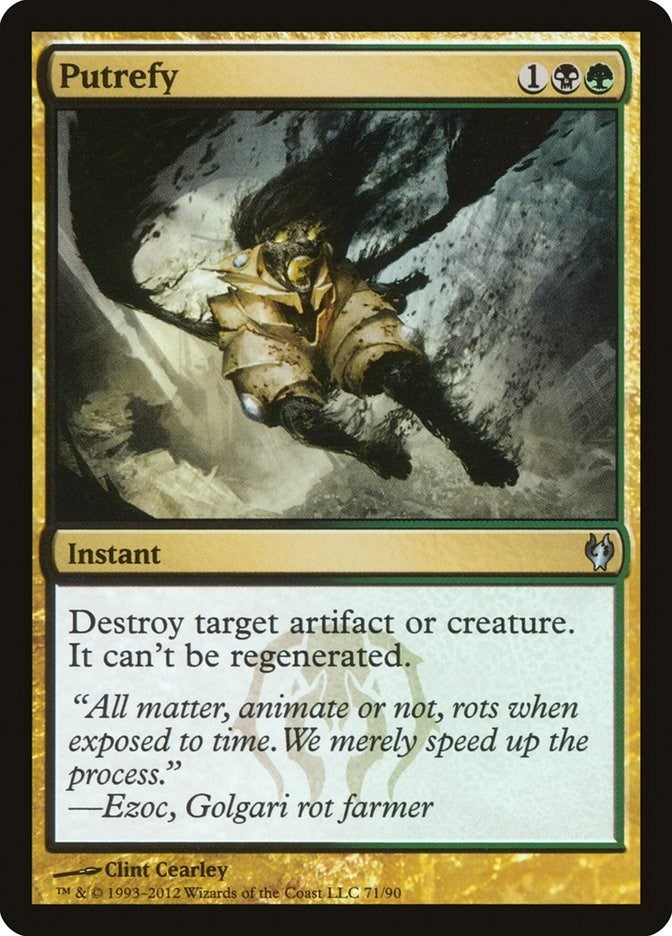 Image for Putrefy (Duel Decks: Izzet vs. Golgari) (71) - Magic: The Gathering