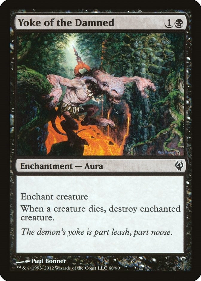 Image for Yoke of the Damned (Duel Decks: Izzet vs. Golgari) (68) - Magic: The Gathering