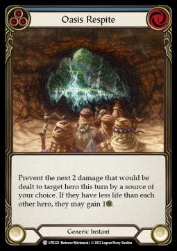 Oasis Respite (Blue) (Regular) - Uprising (Common) [UPR-223]