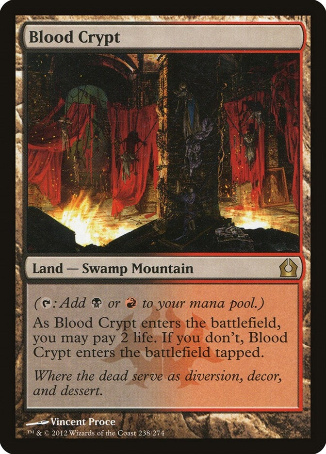 Image for Blood Crypt (Return to Ravnica) (238) - Magic: The Gathering