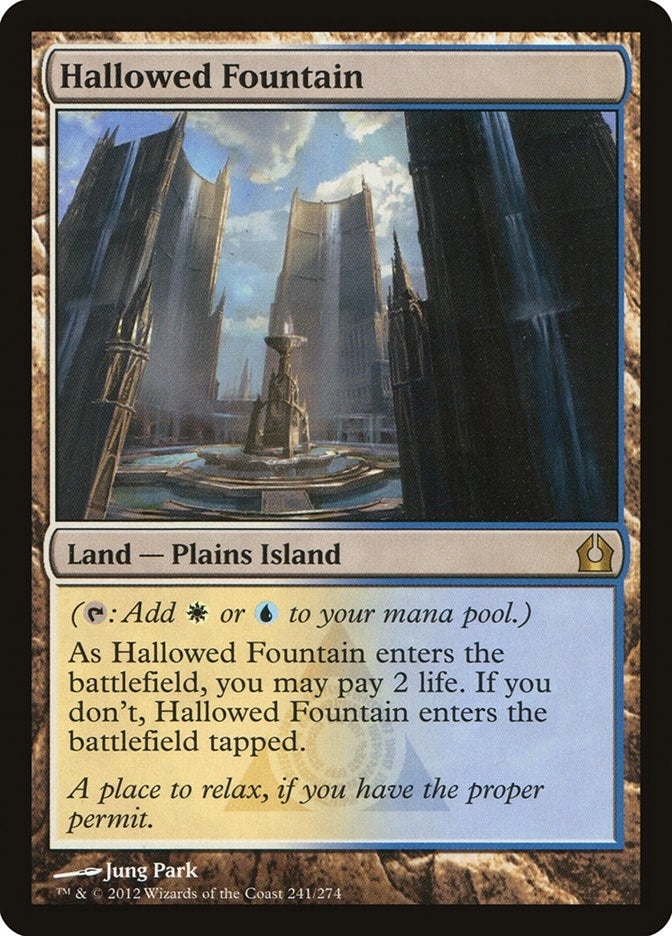 Image for Hallowed Fountain (Return to Ravnica) (241) - Magic: The Gathering