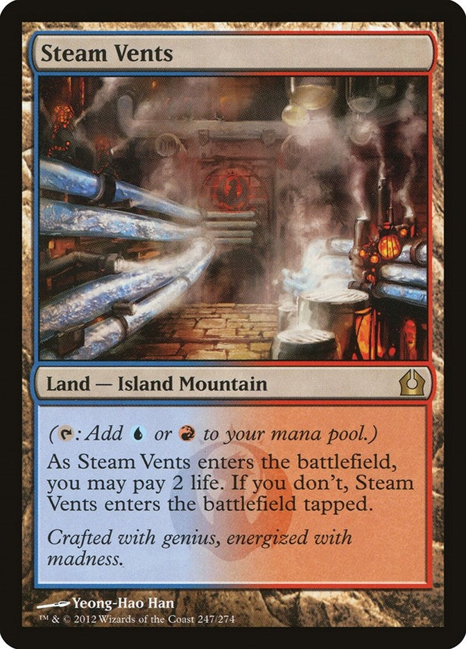 Image for Steam Vents (Return to Ravnica) (247) - Magic: The Gathering