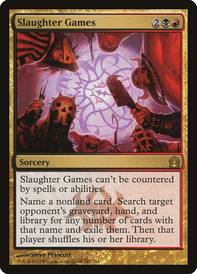 Image for Slaughter Games (Return to Ravnica) (197) - Magic: The Gathering