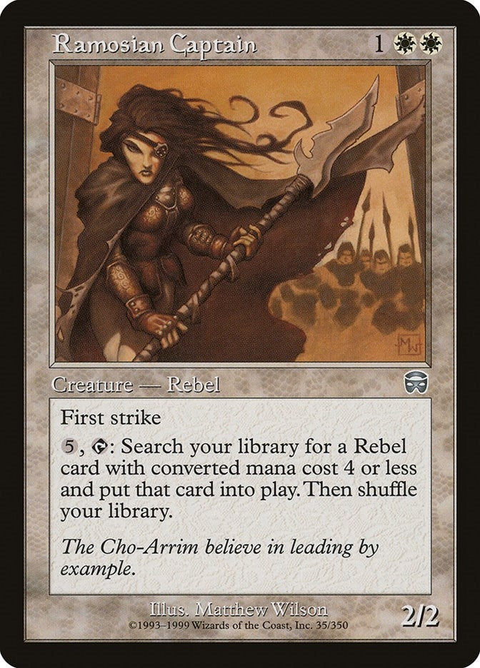 Image for Ramosian Captain (Mercadian Masques) (35) - Magic: The Gathering