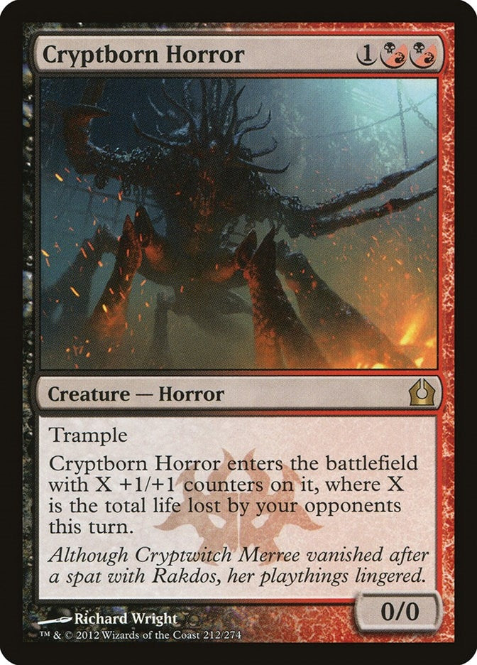Image for Cryptborn Horror (Return to Ravnica) (212) - Magic: The Gathering