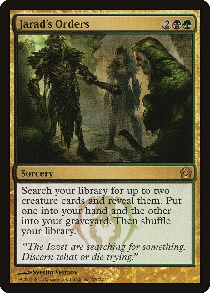 Image for Jarad's Orders (Return to Ravnica) (175) - Magic: The Gathering