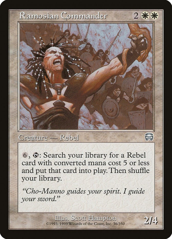 Image for Ramosian Commander (Mercadian Masques) (36) - Magic: The Gathering