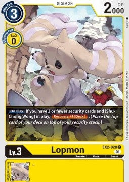 Lopmon (EX2-020) - Digital Hazard (Common) [EX-02-020]